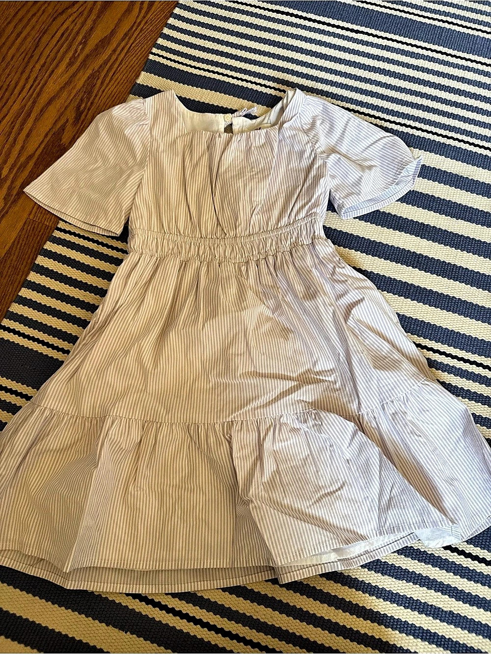 vineyard vines Girls Seersucker Tiered Dress Girls 6